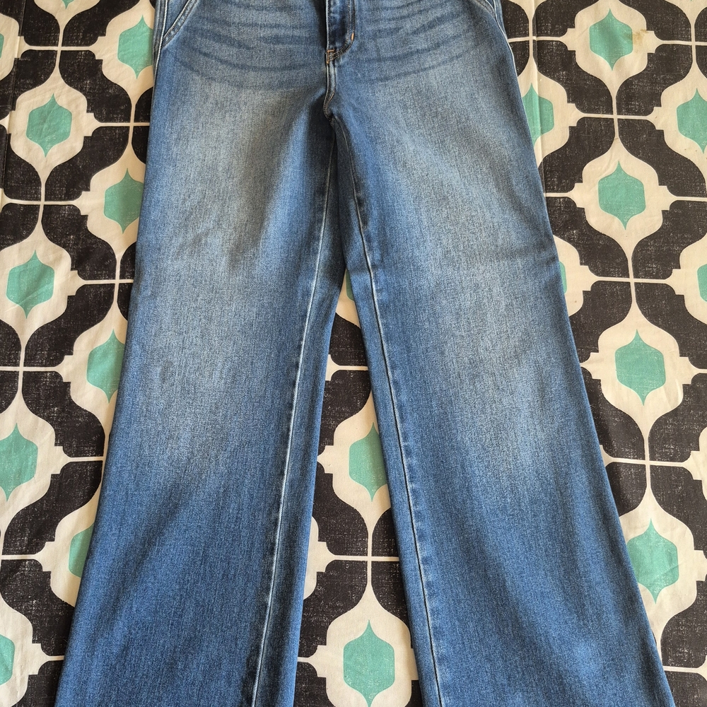 KanCan Classic Blue Wide Leg Jeans